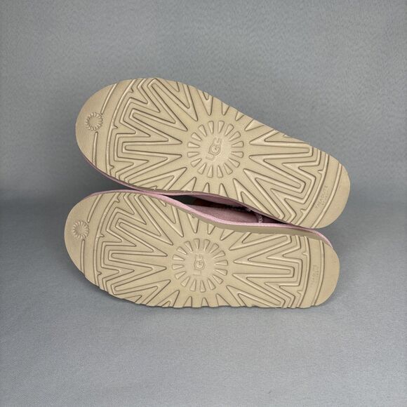 Women's UGG Boots Size 7 Bailey Zip Short Pink Shell Suede Wool Sold Out Color - Picture 16 of 16